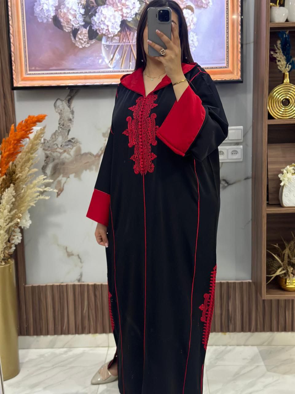 Djellaba crêpe marocaine