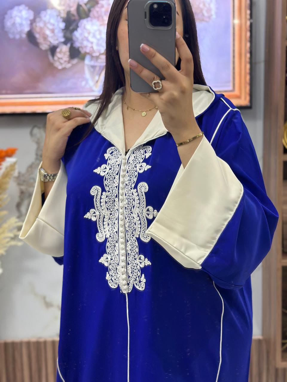 Djellaba crêpe marocaine