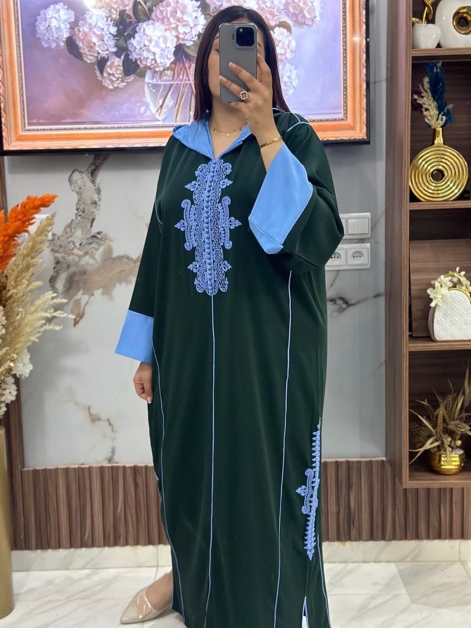 Djellaba crêpe marocaine