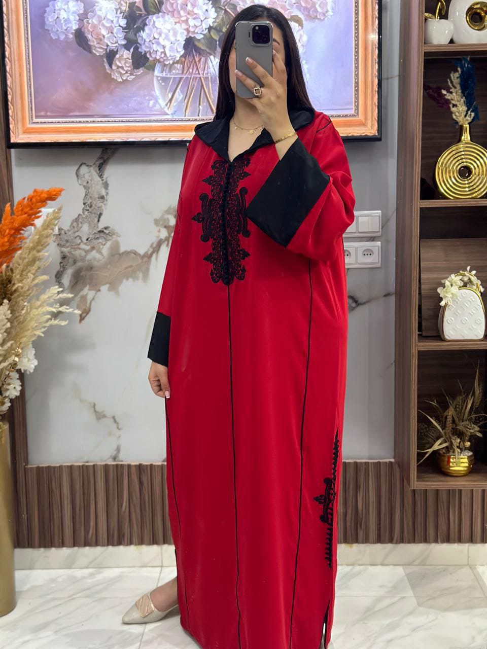 Djellaba crêpe marocaine